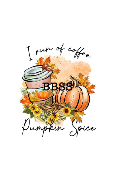 Fall - I run on coffee
