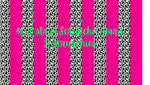 Wallflower Graphics (scrunchies) - Cow Hot Pink 4x20 Scrunchie Yard