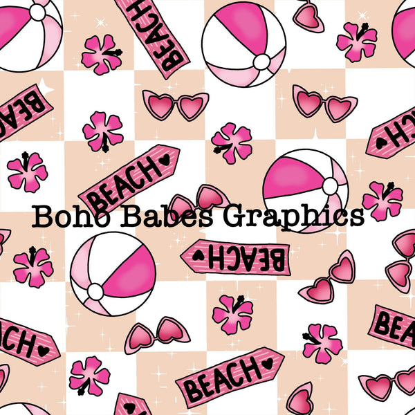 Boho Babes Graphics - Beach tan check