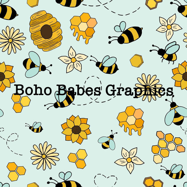 Boho Babes Graphics - Bees