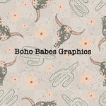 Boho Babes Graphics - Boho skull