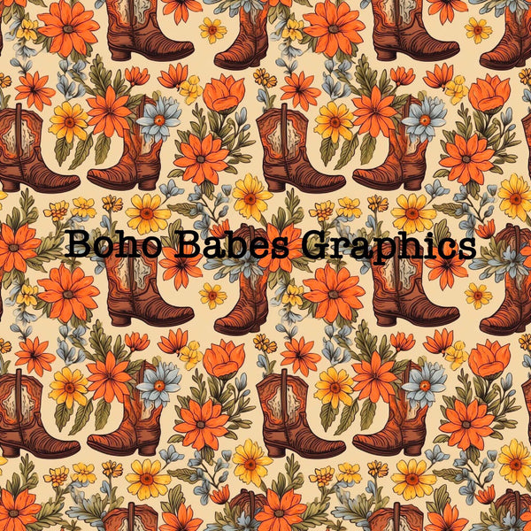 Boho Babes Graphics - Boots