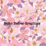 Boho Babes Graphics - 6.6FloralPinkBG