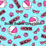 Boho Babes Graphics - Beach blue