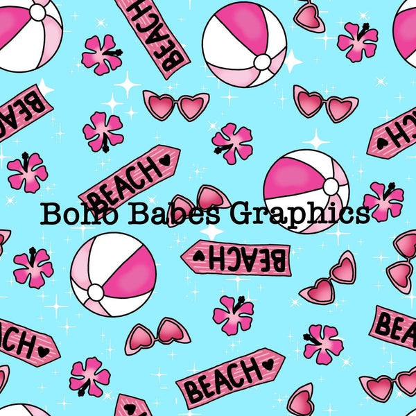 Boho Babes Graphics - Beach blue