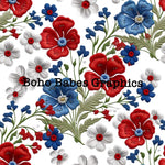 Boho Babes Graphics - RWB flowers 2
