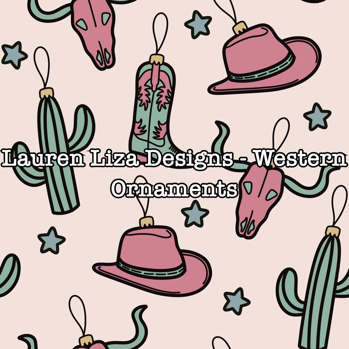 Lauren Liza Designs Western Ornaments Brianna s Bow Supply Shoppe LLC lauren-liza-designs-western-ornaments-brianna-s-bow-supply-shoppe-llc