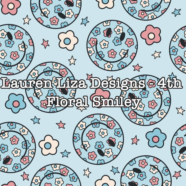 Lauren Liza Designs - 4th Floral Smiley