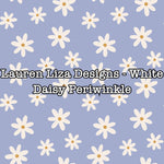 Lauren Liza Designs - White Daisy Periwinkle