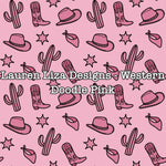 Lauren Liza Designs - Western Doodle Pink