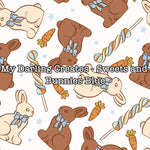 My Darling Creates - Sweets and Bunnies Blue