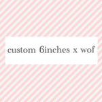 custom 6 inches x width of fabric (3 total strips minimum per order) 5-7business days tat