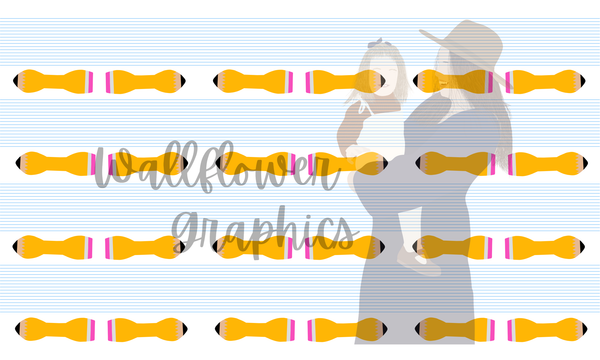 Wallflower Graphics (scrunchies) - Notebook Paper Bunny Ear Scrunchies