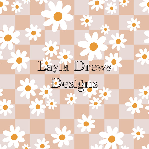 Layla Drew's Designs -Flower Checkers