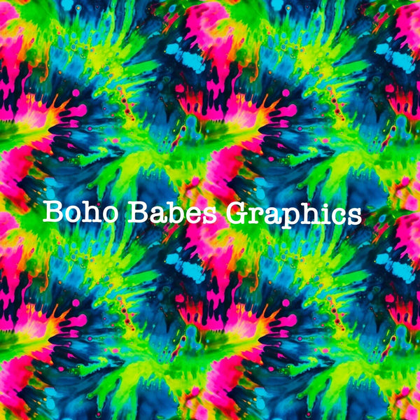 Boho Babes Graphics - Neon td blacks