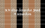 Wallflower Graphics (scrunchies) - Brown-Black-Leopard 5x30 Scrunchie Yard