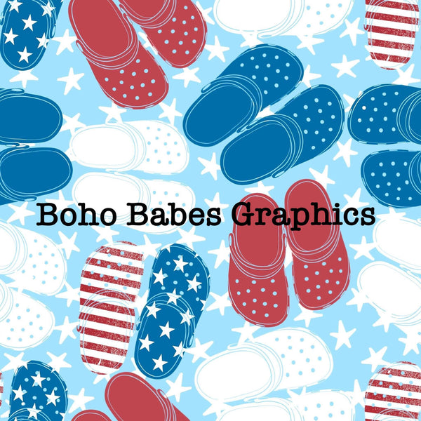 Boho Babes Graphics - Croc RWB