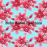 Boho Babes Graphics - 3D pink plastic