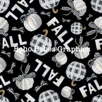 Boho Babes Graphics - Fall plaid black