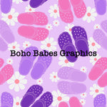 Boho Babes Graphics - Croc Purple