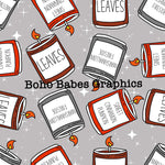 Boho Babes Graphics - Fall candles sparkle