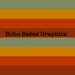 Boho Babes Graphics - Boho Rainbow Stripes