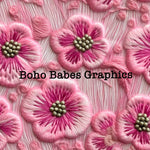 Boho Babes Graphics - Floral embroidery