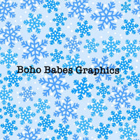 Boho Babes Graphics - Blue Snow