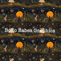 Boho Babes Graphics - Cottage moon