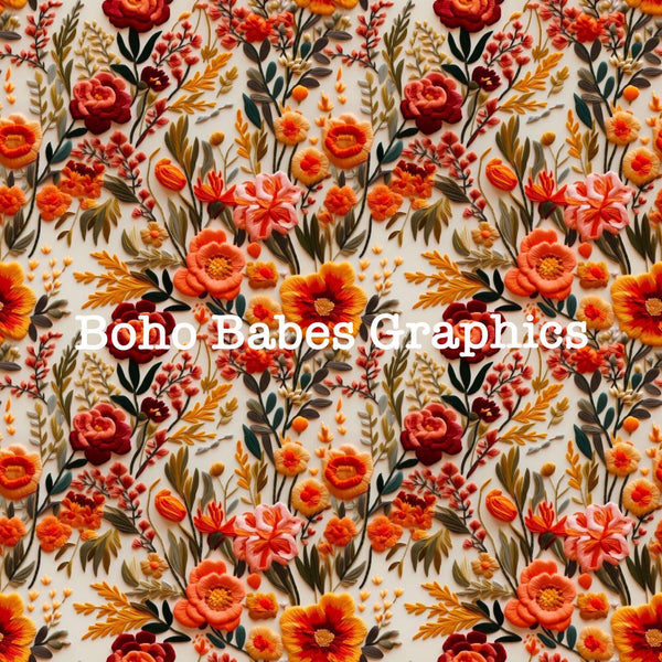 Boho Babes Graphics - Fall floral 3