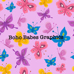 Boho Babes Graphics - Butterfly