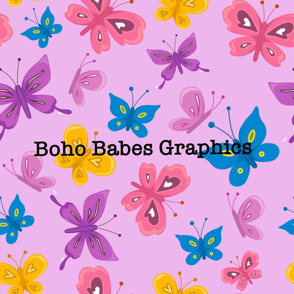 Boho Babes Graphics - Butterfly