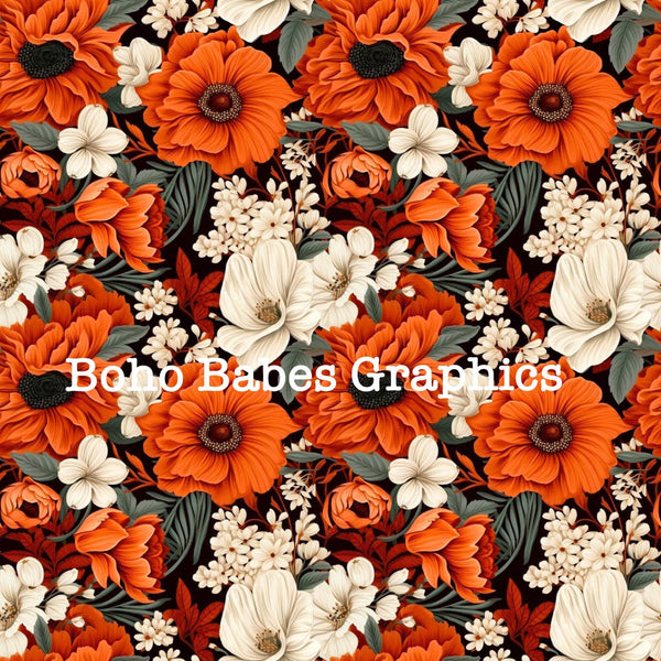 Boho Babes Graphics - Fall floral