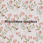 Boho Babes Graphics - Dainty floral embroidery