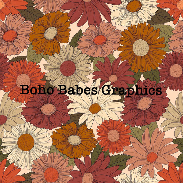 Boho Babes Graphics - Boho Floral