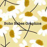 Boho Babes Graphics - Daisy yellow