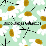 Boho Babes Graphics - Daisy mint