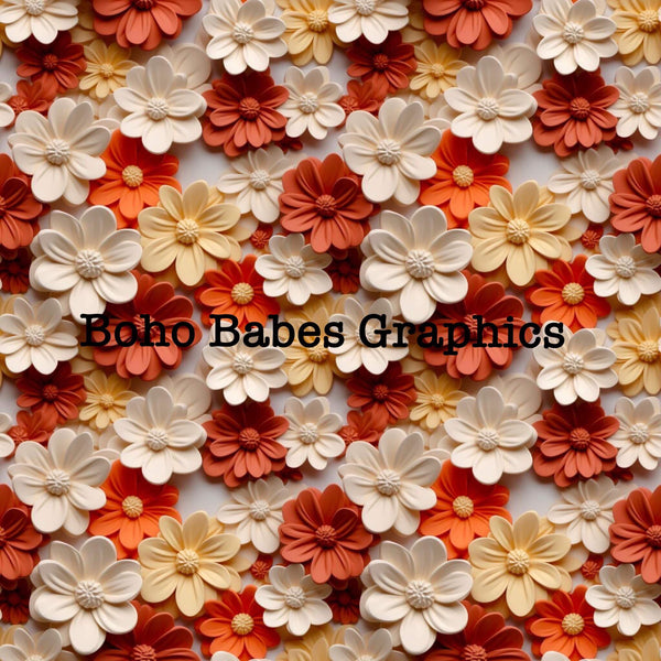 Boho Babes Graphics - Daisy 3d