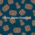 Boho Babes Graphics - Fall Leopard Teal