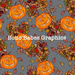 Boho Babes Graphics - I love fall Gray