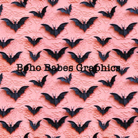 Boho Babes Graphics - Peach bats