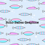 Boho Babes Graphics - Lure blue