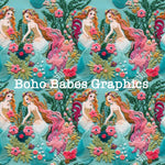 Boho Babes Graphics - Mermaid1