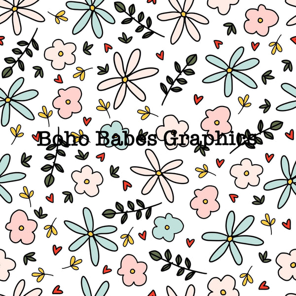 Boho Babes Graphics - Flower doodle