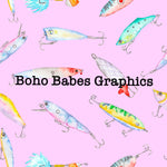 Boho Babes Graphics - Lure pink