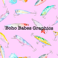 Boho Babes Graphics - Lure pink