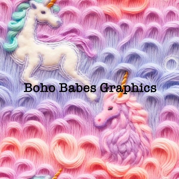 Boho Babes Graphics - Unicorn yarn