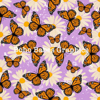 Boho Babes Graphics - Monarch light purple