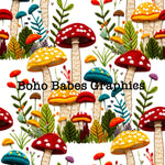 Boho Babes Graphics - Mushroom embroidery