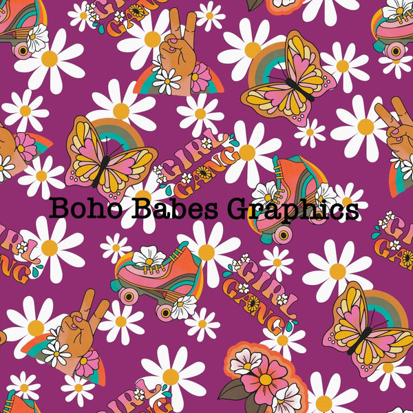 Boho Babes Graphics - Girl Gang